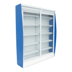 GONDOLA LATERAL CON PUERTAS 180cm