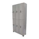 LOCKER  DE 6 PUESTOS ANCHO 89 cm