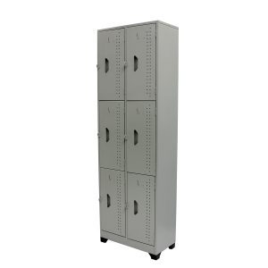 LOCKER DE 6 PUESTOS ANCHO 60 cm