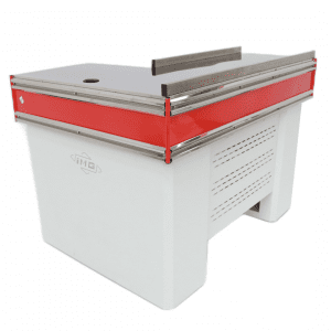 PUNTO DE PAGO VENETON 135cm BLANCO ROJO IZQUIERDO