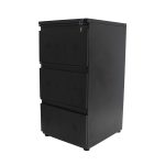 ARCHIVADOR PARA OFCINA 3 GAVETAS NEGRO