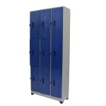 LOCKER DE 9 PUESTOS AZUL