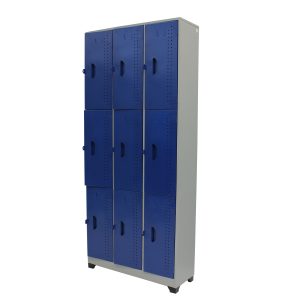 LOCKER DE 9 PUESTOS AZUL