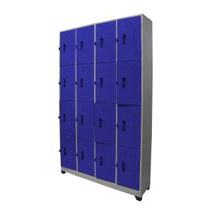 LOCKER DE 16 PUESTOS AZUL
